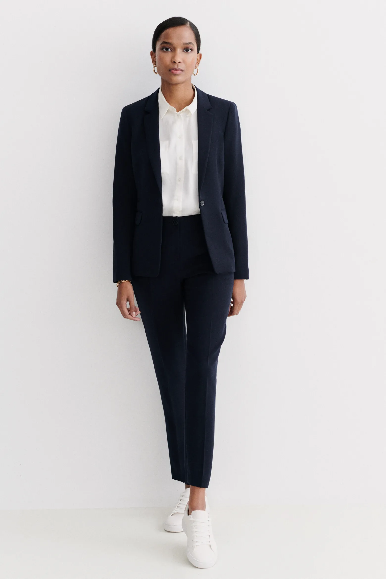Blazer Antea Bleu Marine Femme*CAROLL Store