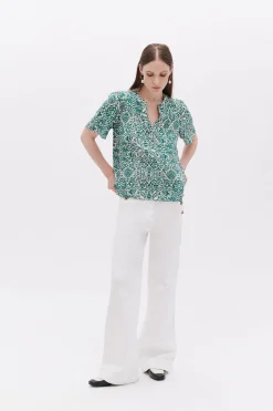 Blouse Clea Bleu Turquoise Femme*CAROLL Cheap