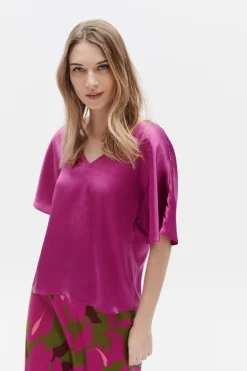 Blouse Cselma Violet Clair Femme*CAROLL New