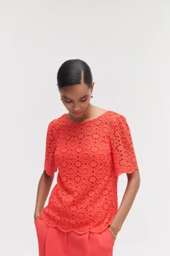 Blouse New Liam Rouge Femme*CAROLL Sale