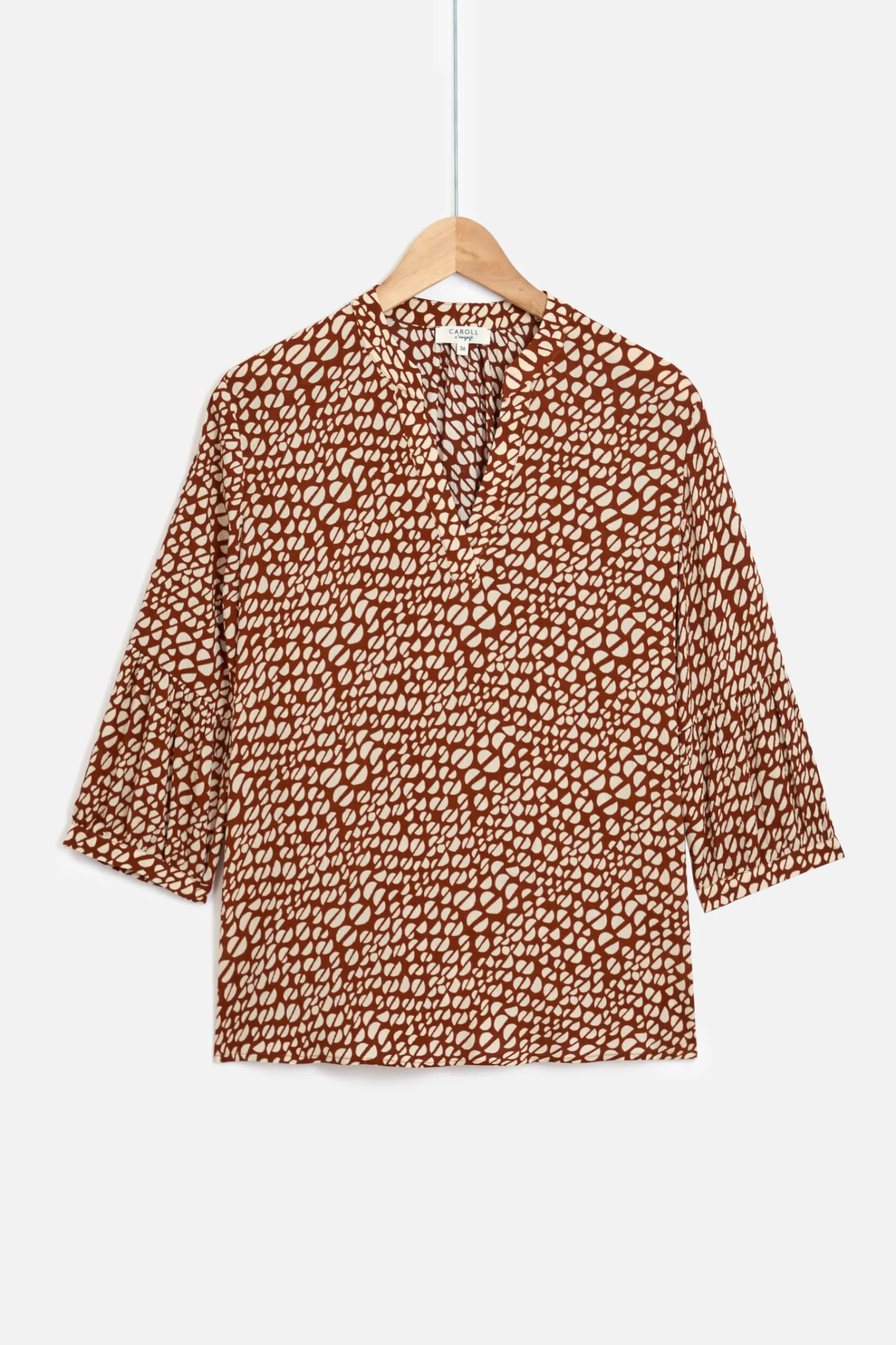 Blouse Samson A Motif Femme*CAROLL Sale