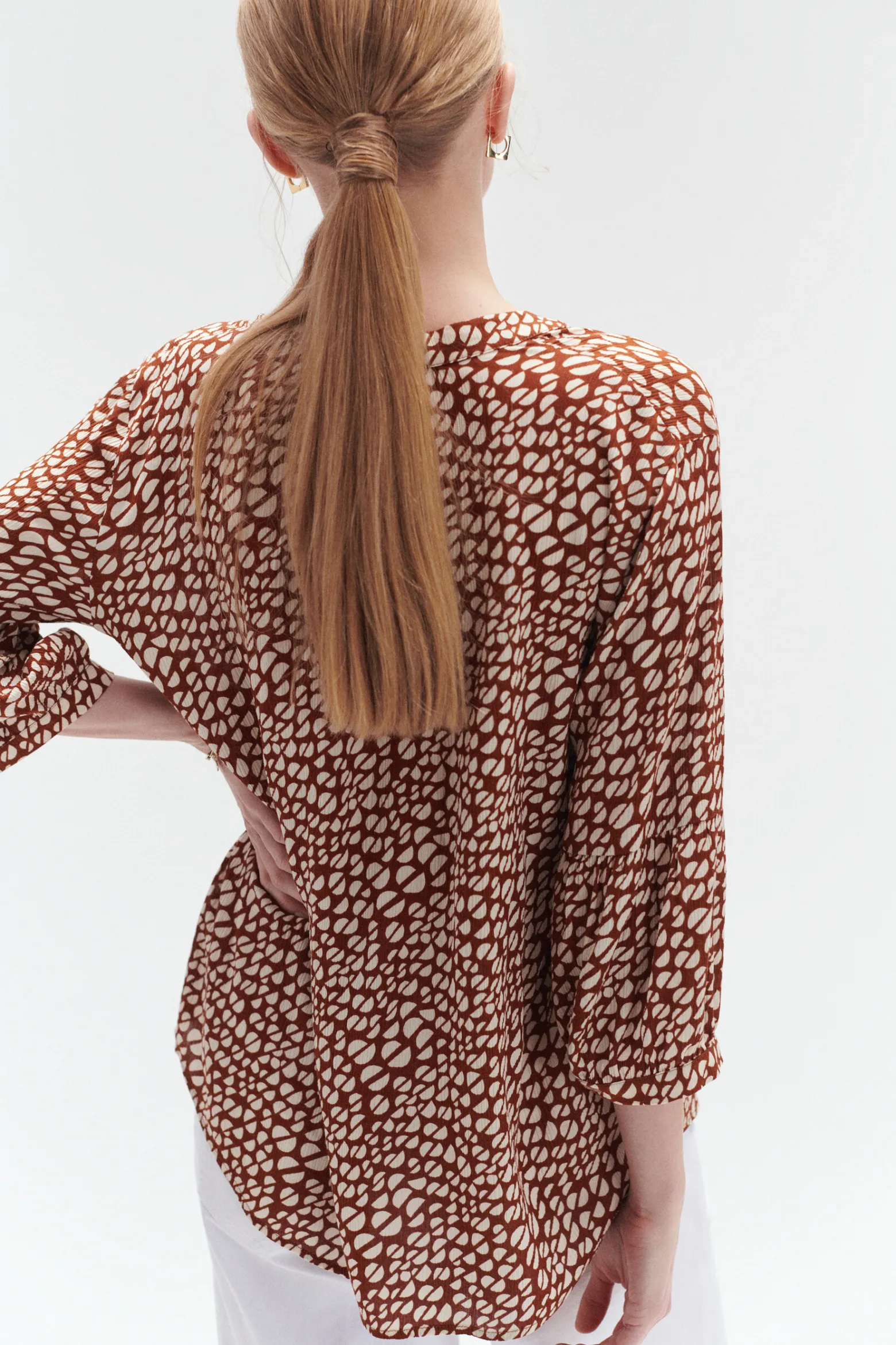 Blouse Samson A Motif Femme*CAROLL Sale