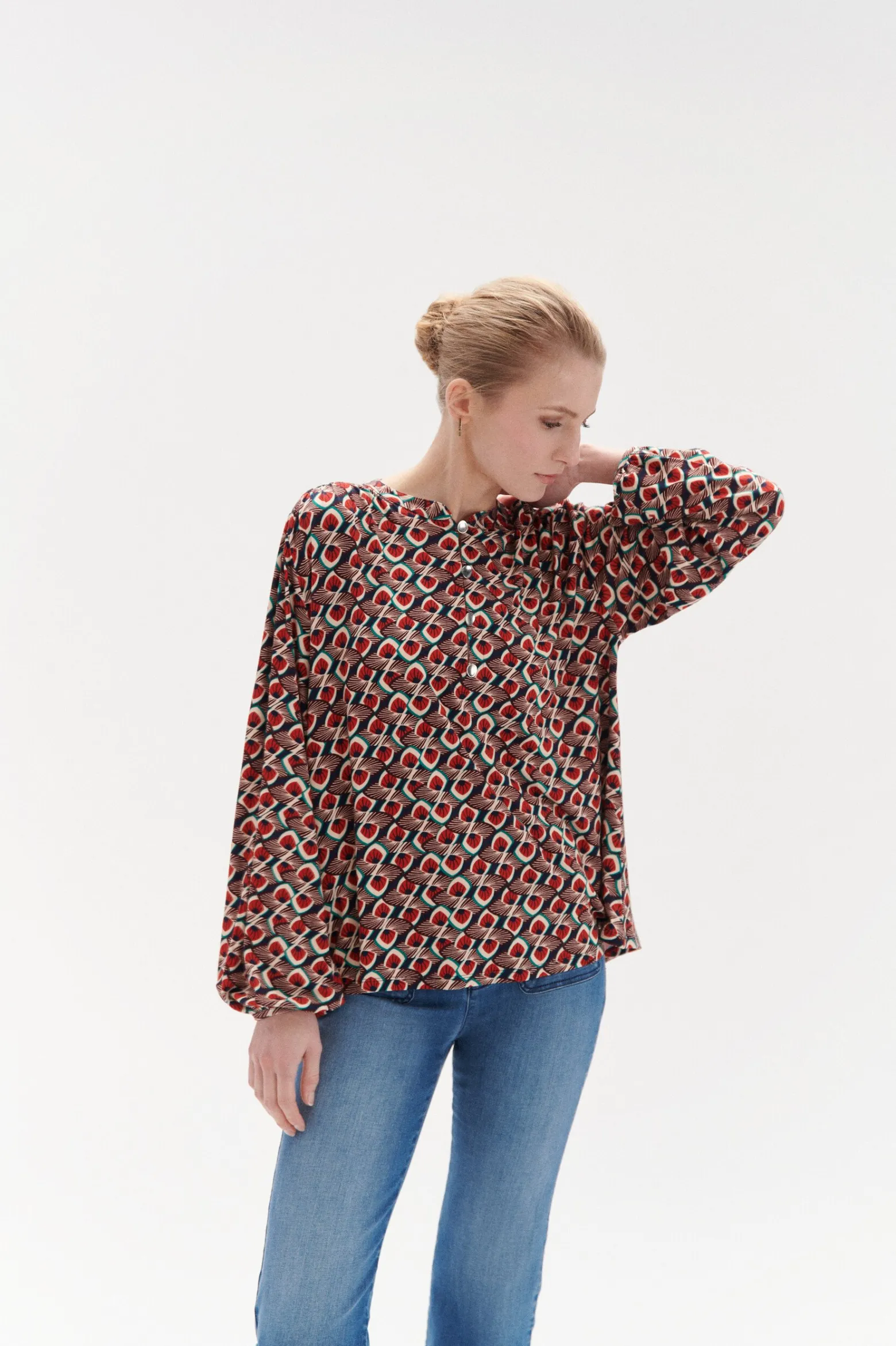 Blouse Tess En Jersey De Viscose Femme*CAROLL Fashion