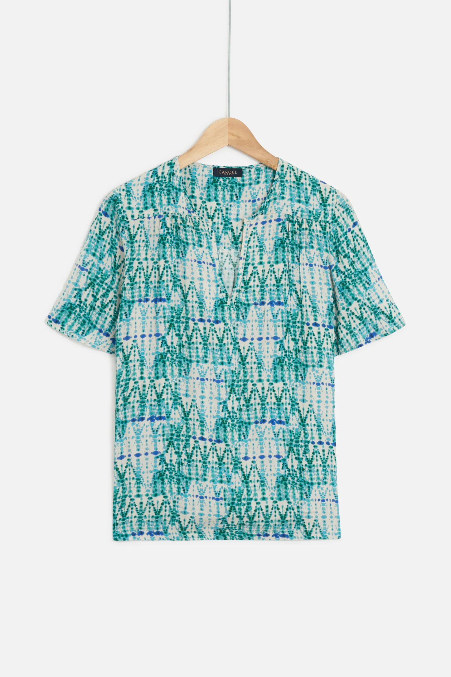 Blouse Tie And Dye Vert Emeraude Femme*CAROLL Online