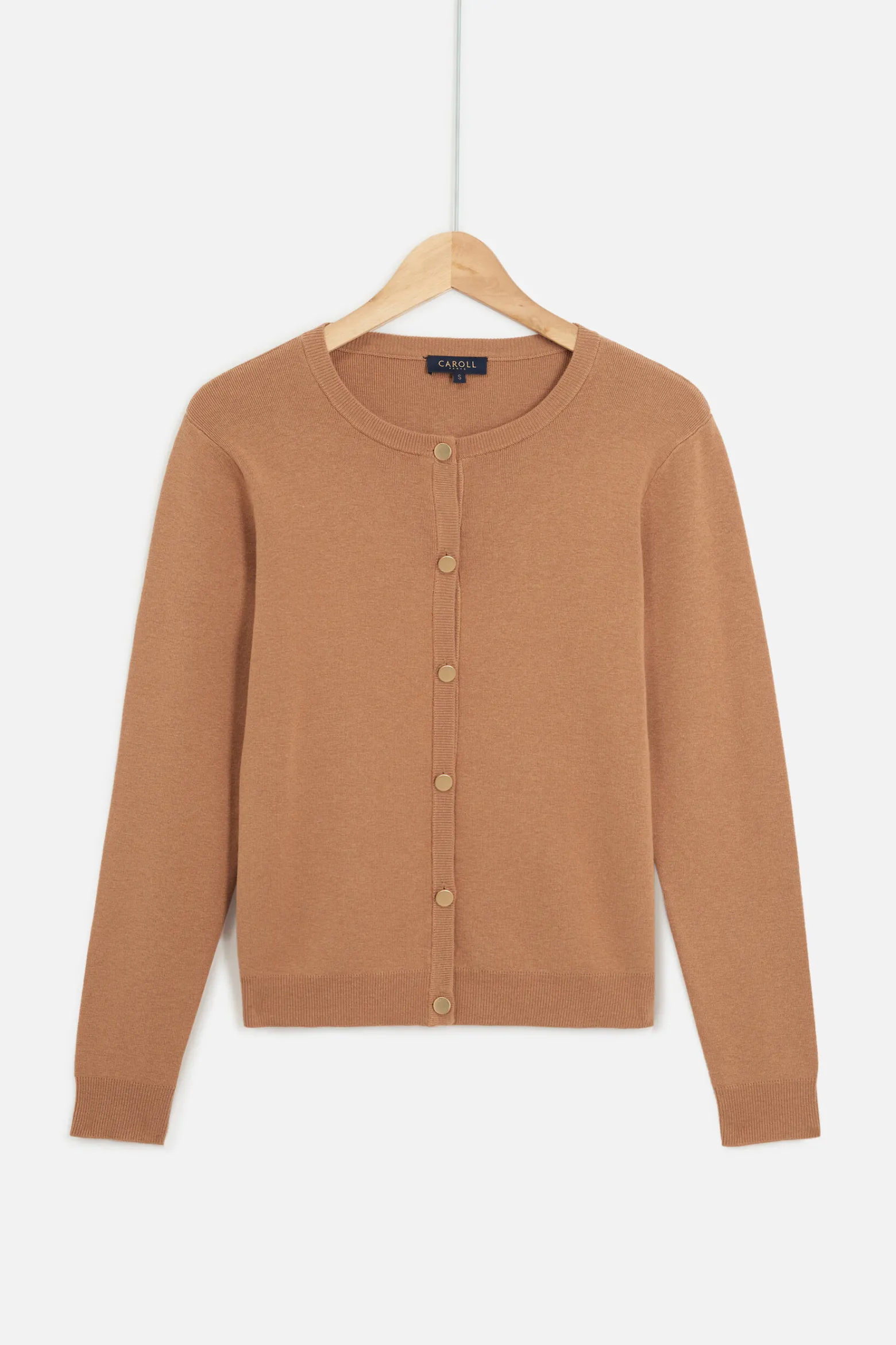 Cardigan Harold Camel Femme*CAROLL New