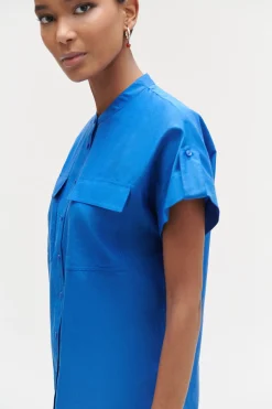 Chemise Allan Bleu Electrique Femme*CAROLL Shop