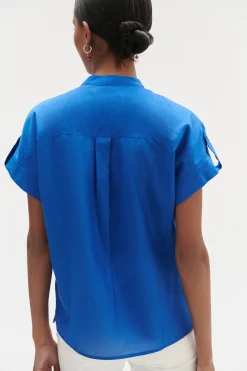 Chemise Allan Bleu Electrique Femme*CAROLL Shop
