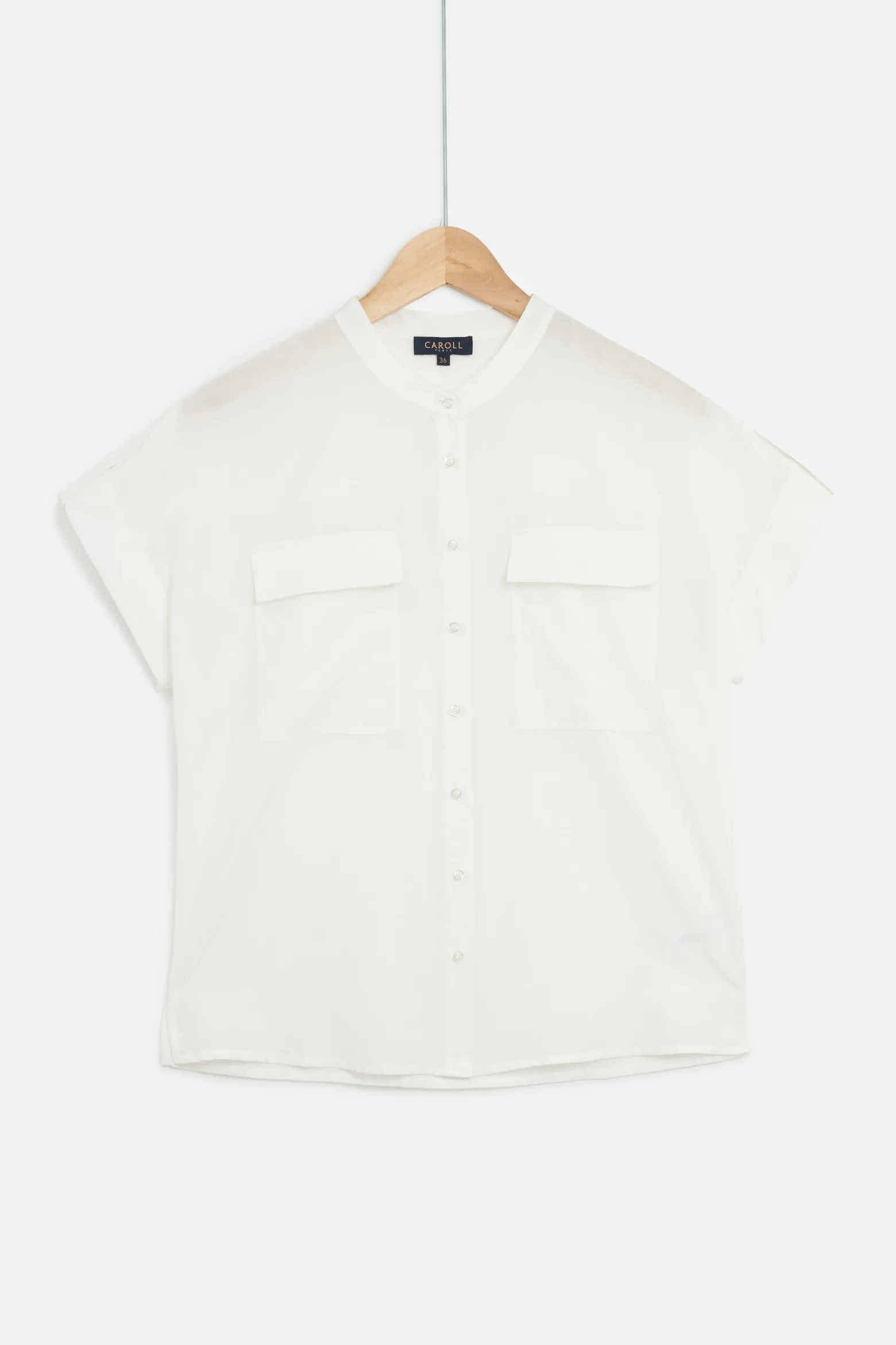 Chemise Allan Ivoire Femme*CAROLL Flash Sale