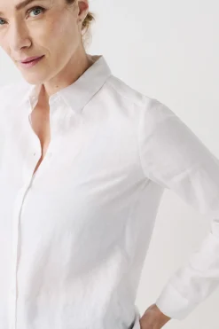 Chemise Brenda 100% Lin Blanc Femme*CAROLL Best