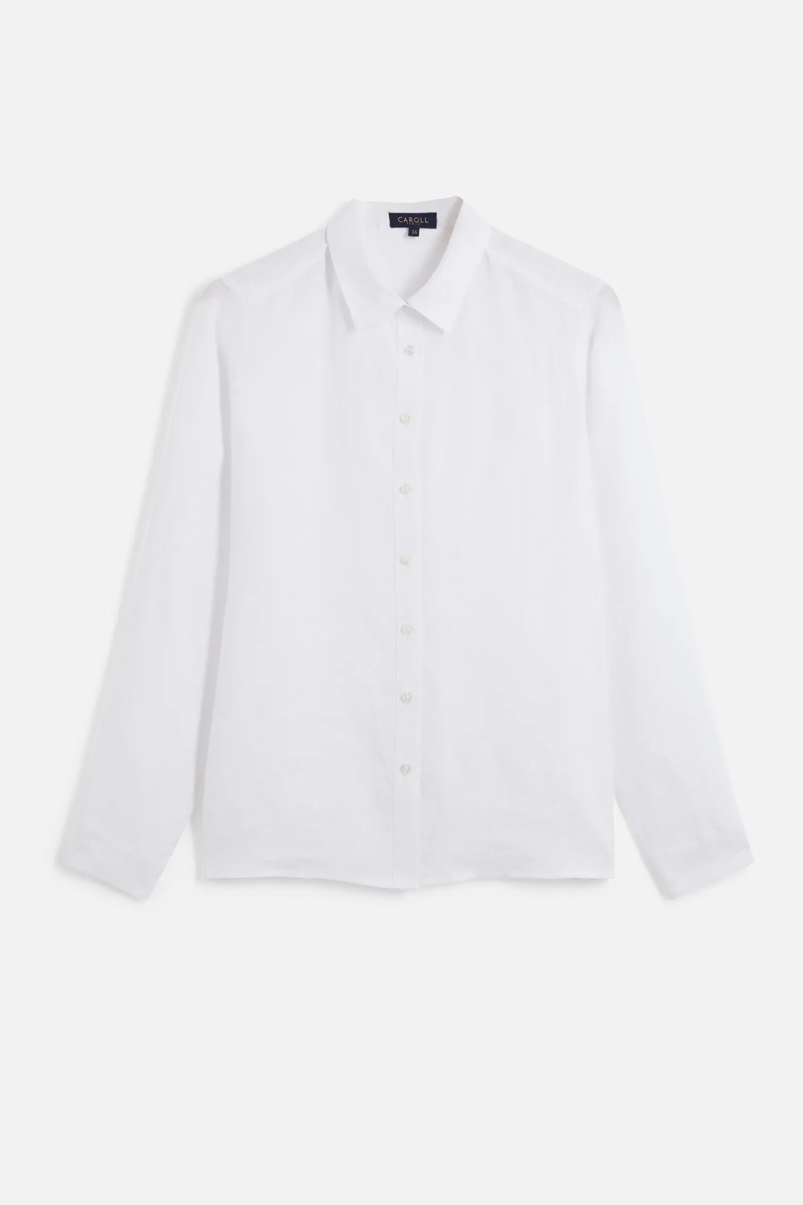 Chemise Brenda 100% Lin Blanc Femme*CAROLL Best