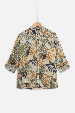 Chemise Claude Imprime Tropical Femme*CAROLL Outlet