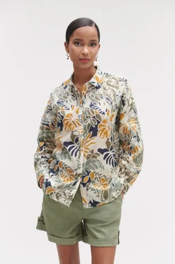 Chemise Claude Imprime Tropical Femme*CAROLL Outlet
