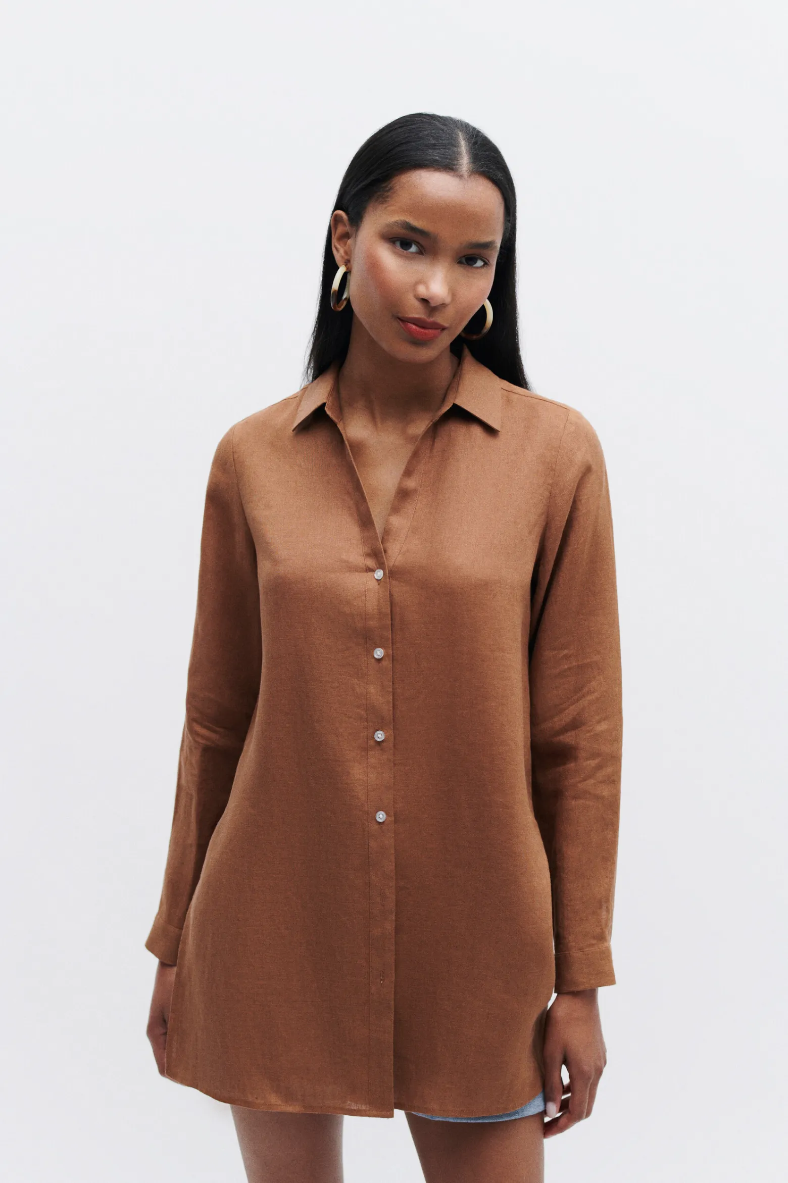 Chemise Clementine 100% Lin Femme*CAROLL Outlet