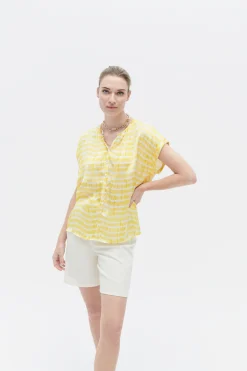 Chemise Colombes Jaune Femme*CAROLL Cheap
