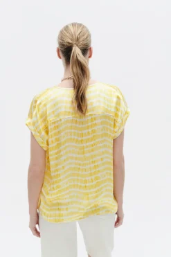 Chemise Colombes Jaune Femme*CAROLL Cheap