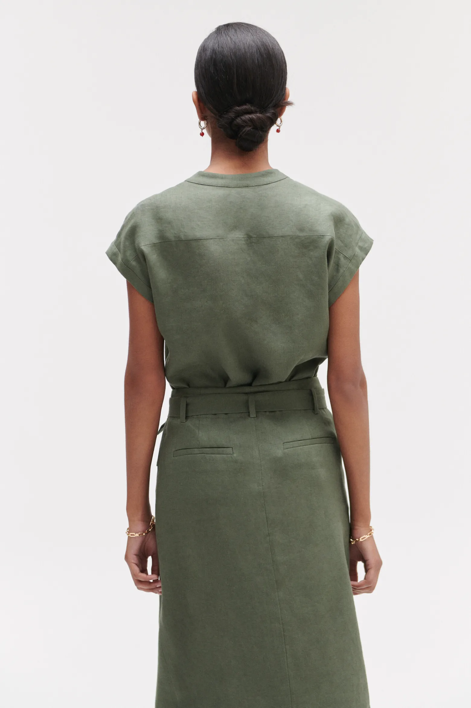 Chemise Gina 100% Lin Femme*CAROLL Flash Sale