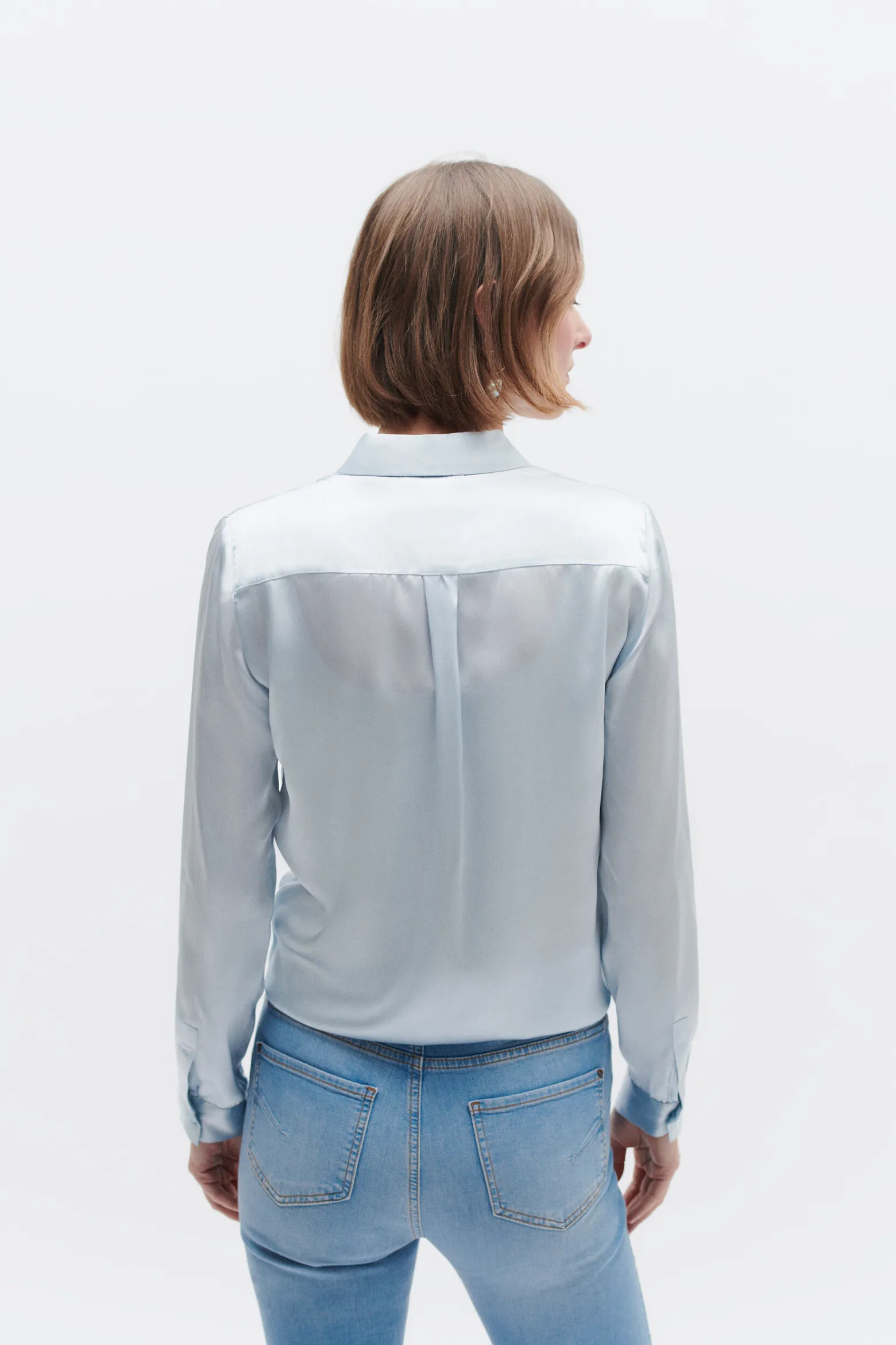 Chemise Jeanne B En Soie Femme*CAROLL Hot