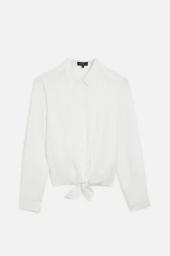Chemise Livie 100% Lin A Nouer Femme*CAROLL Discount