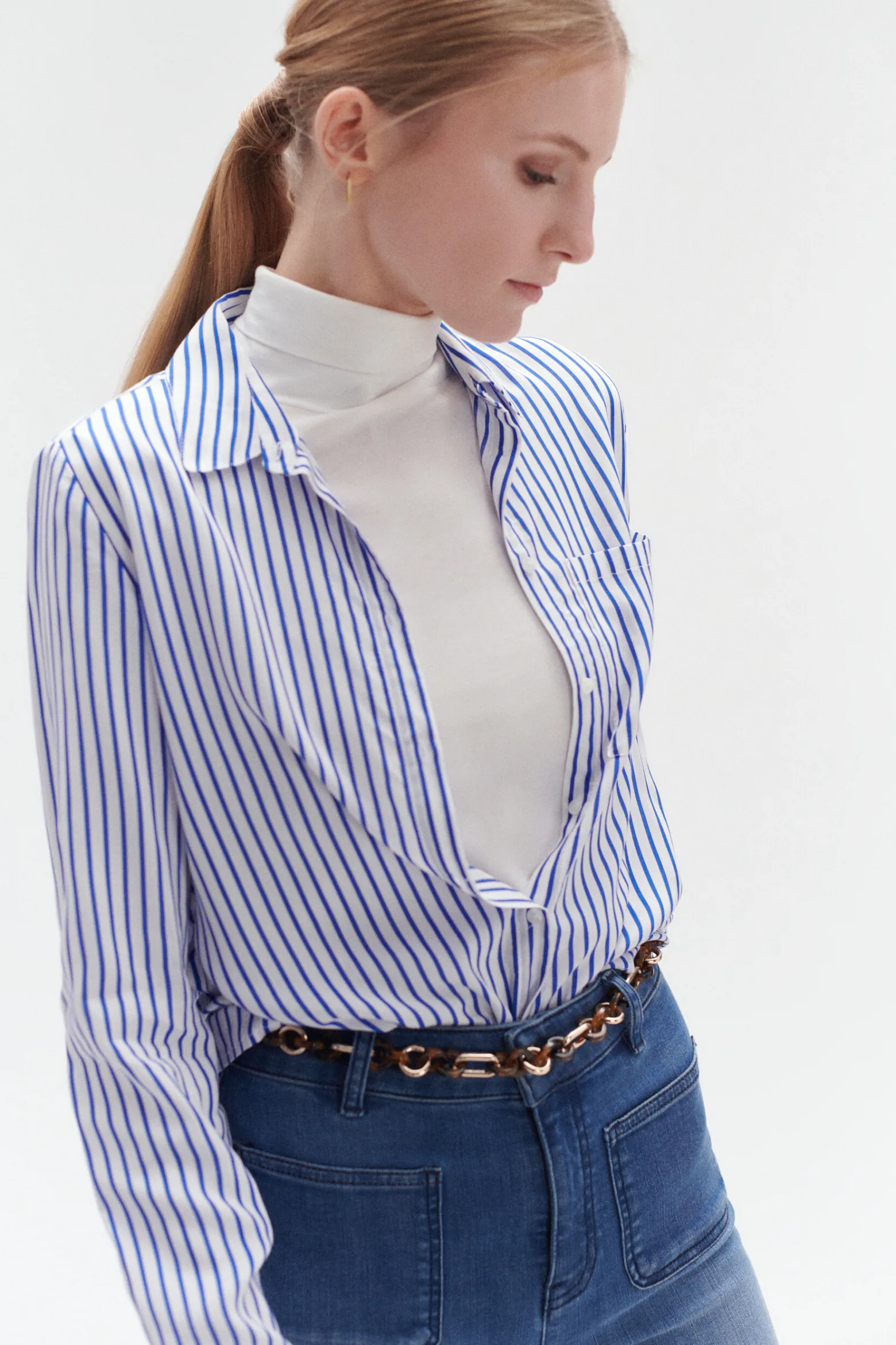 Chemise Tania Bleu Electrique Femme*CAROLL Hot