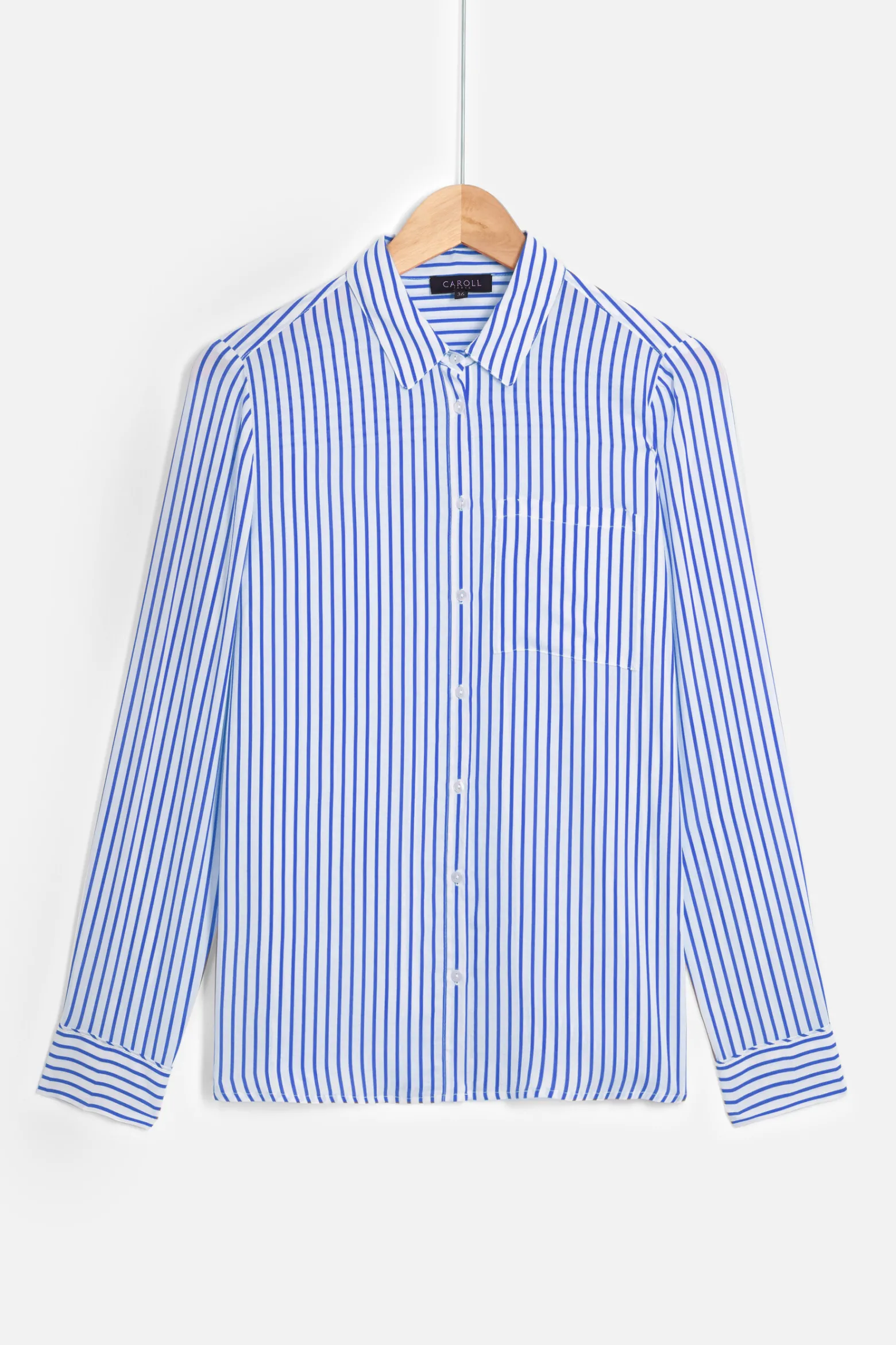 Chemise Tania Bleu Electrique Femme*CAROLL Hot