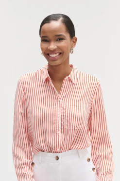 Chemise Tania Orange Femme*CAROLL Fashion