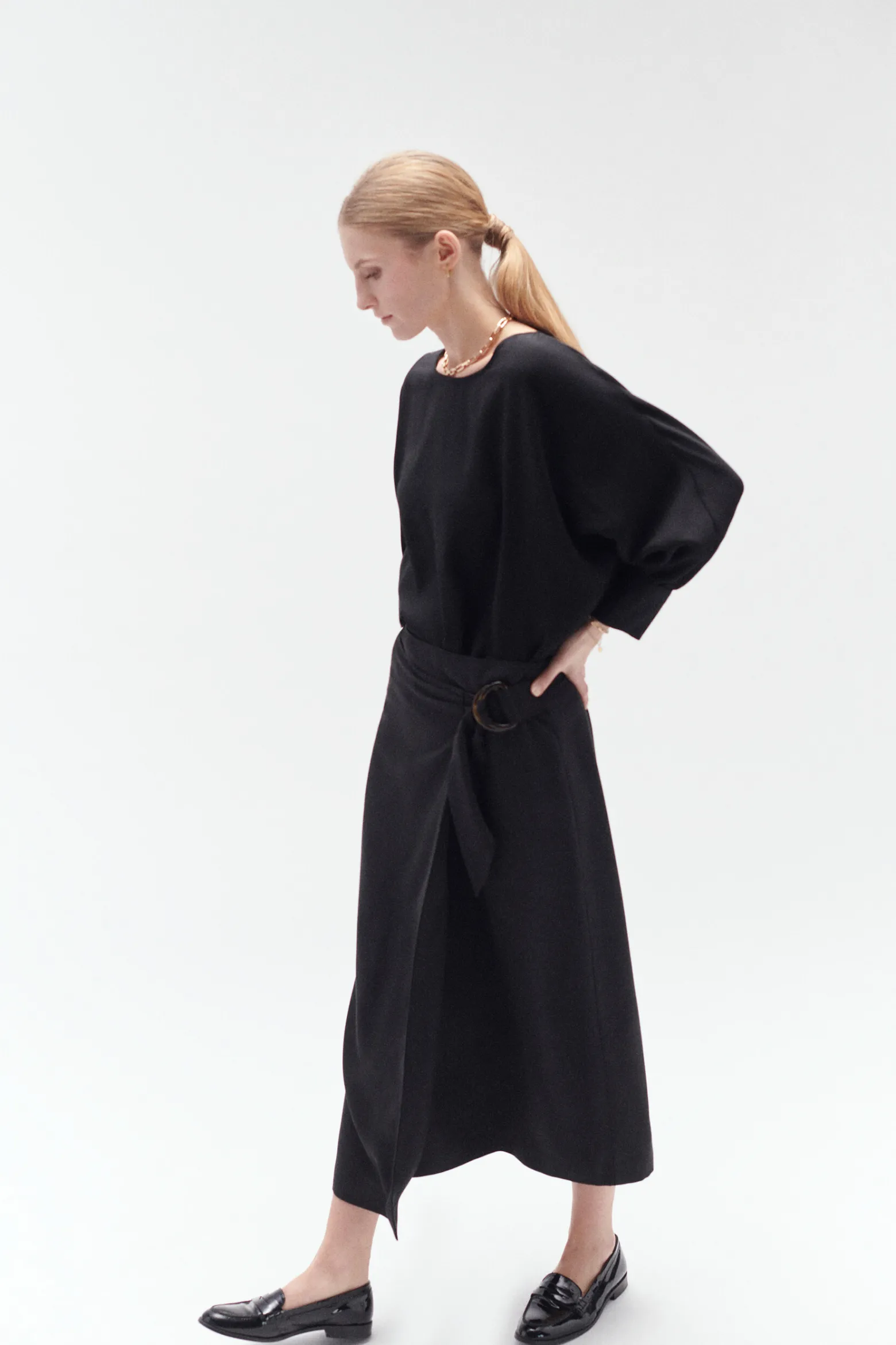 Chemisier Marie Lou Uni Femme*CAROLL Cheap