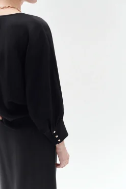 Chemisier Marie Lou Uni Femme*CAROLL Cheap