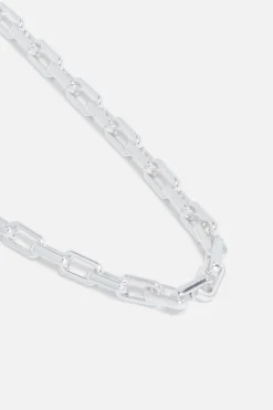Collier Billann A Maillons Gris Argent Femme*CAROLL Store