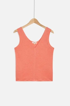Debardeur Aretha 100% Lin Femme*CAROLL Cheap