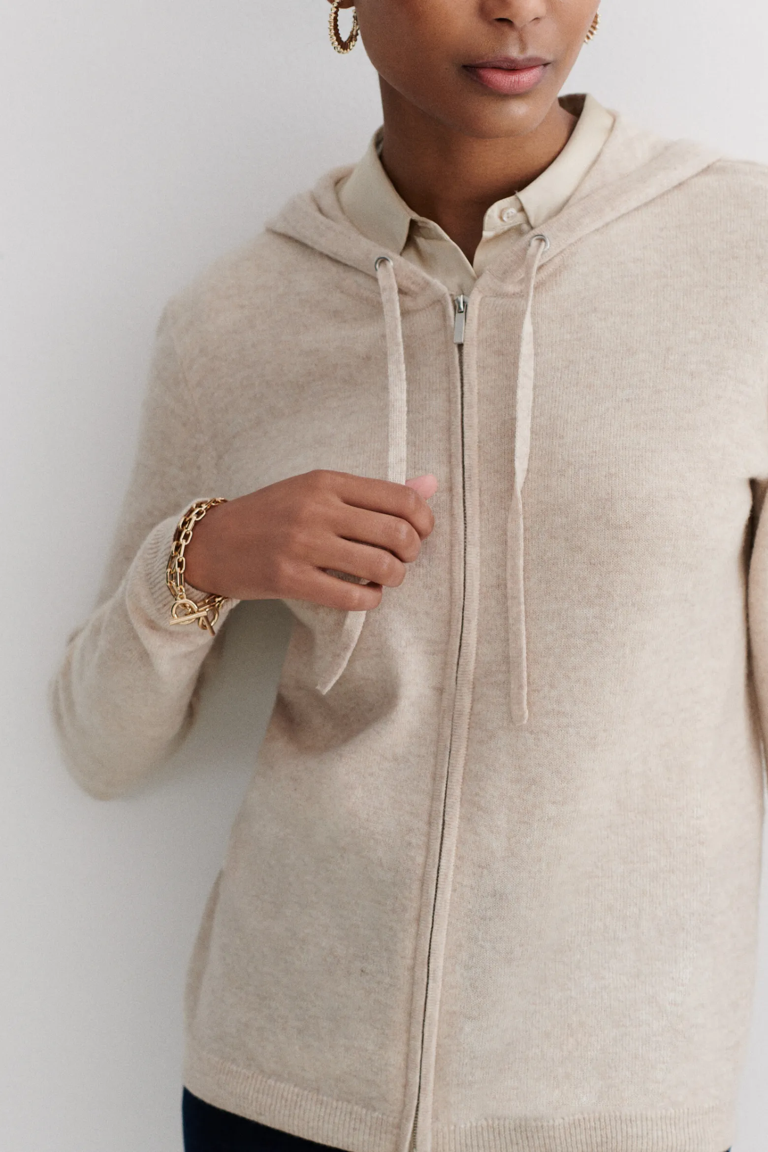 Gilet Basile B Beige Femme*CAROLL Online