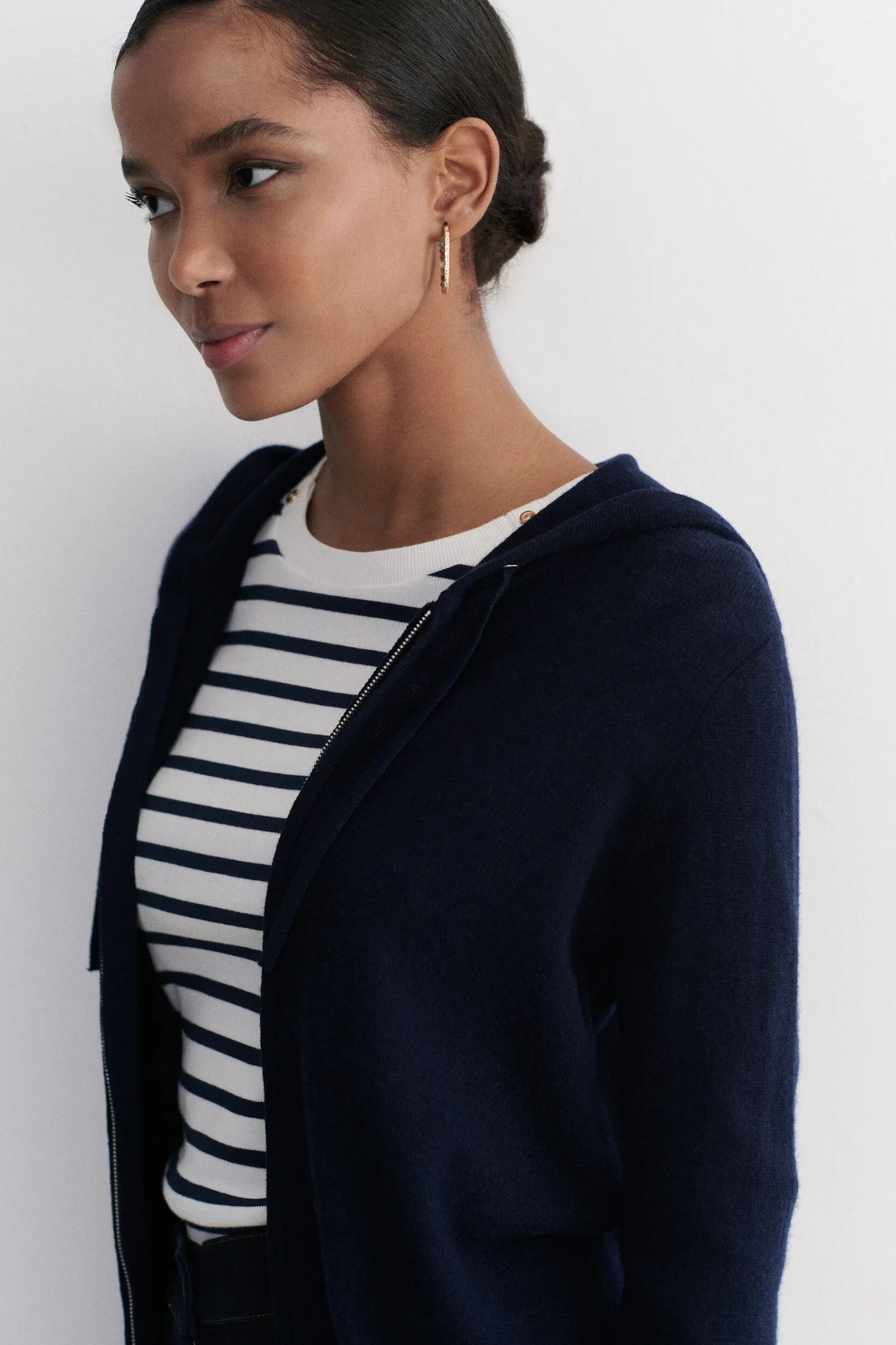 Gilet Basile B Bleu Marine Femme*CAROLL Cheap