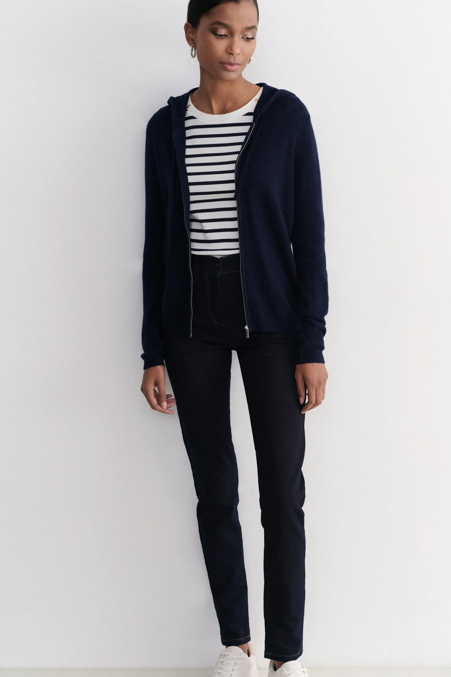 Gilet Basile B Bleu Marine Femme*CAROLL Cheap