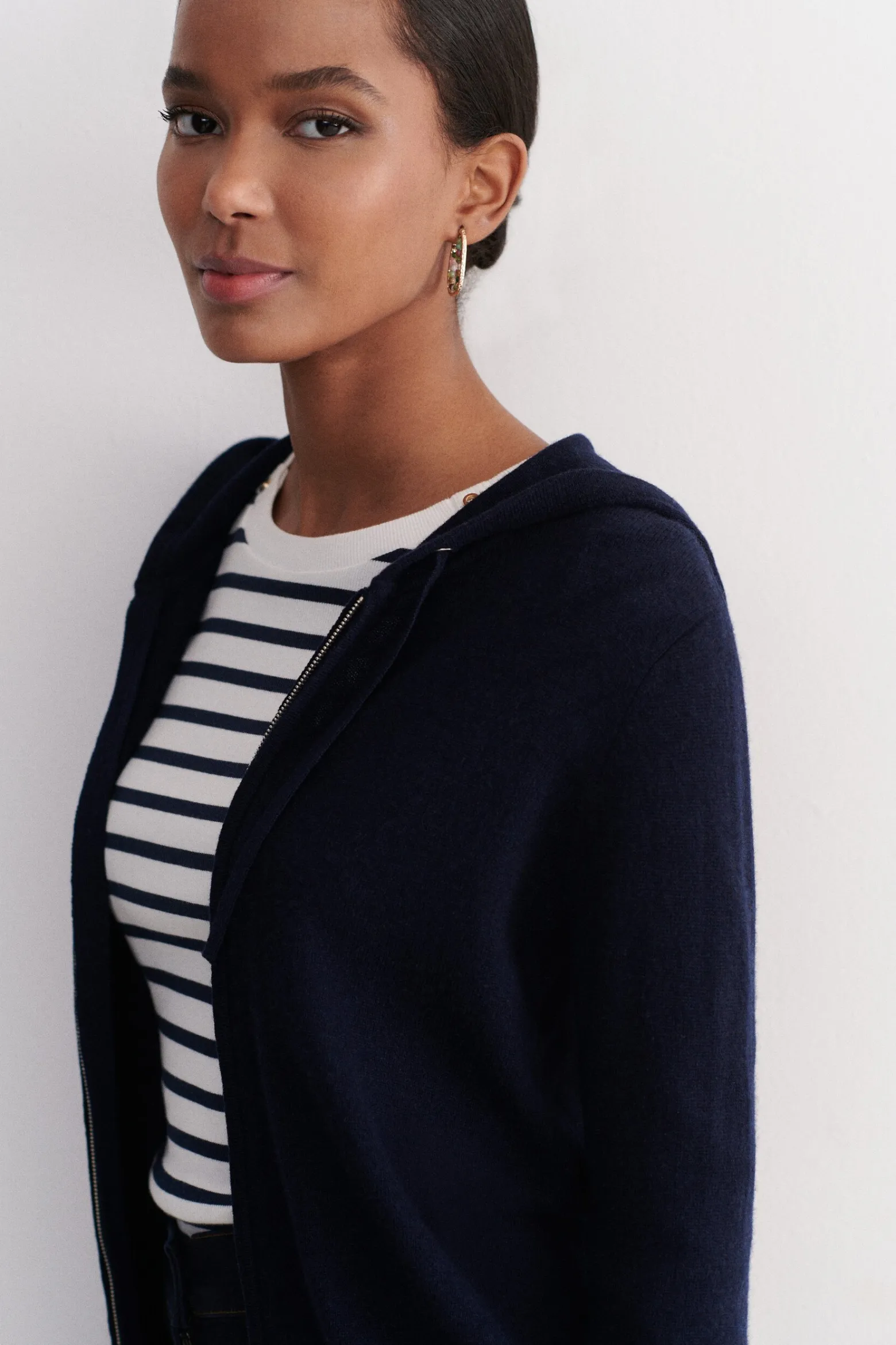 Gilet Basile B Bleu Marine Femme*CAROLL Cheap