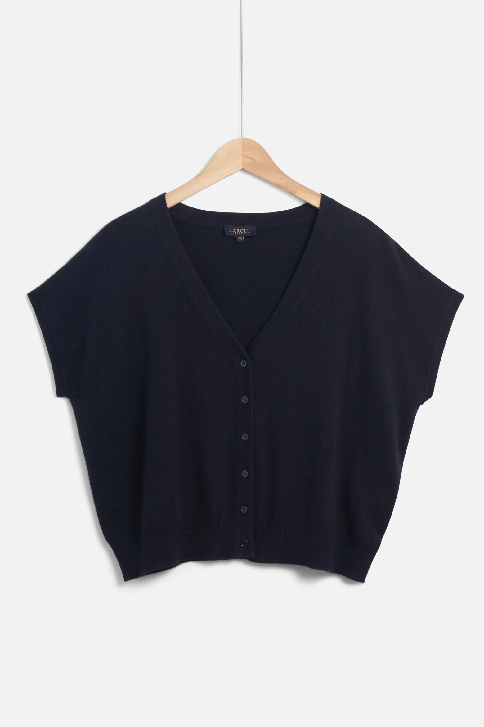 Gilet Lexie Bleu Marine Femme*CAROLL Shop