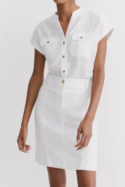 Jupe Lazuna B Blanc Femme*CAROLL Best Sale