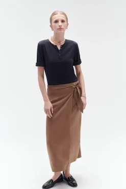 Jupe Portefeuille Elica Femme*CAROLL Fashion