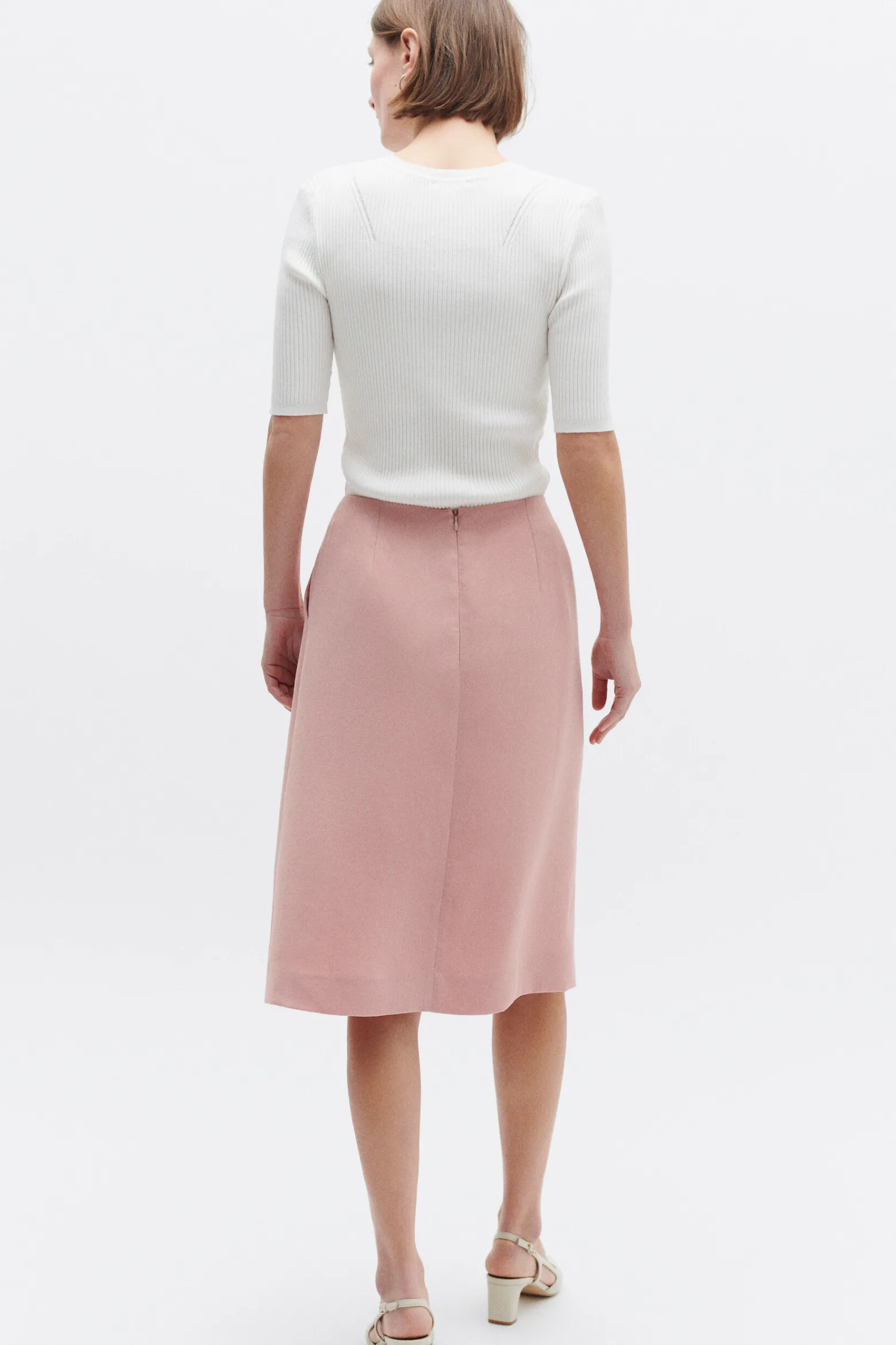 Jupe Rania Vieux Rose Femme*CAROLL Best