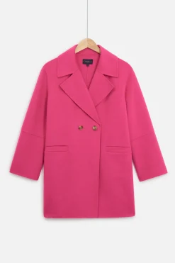 Manteau William Rose Fushia Femme*CAROLL Fashion