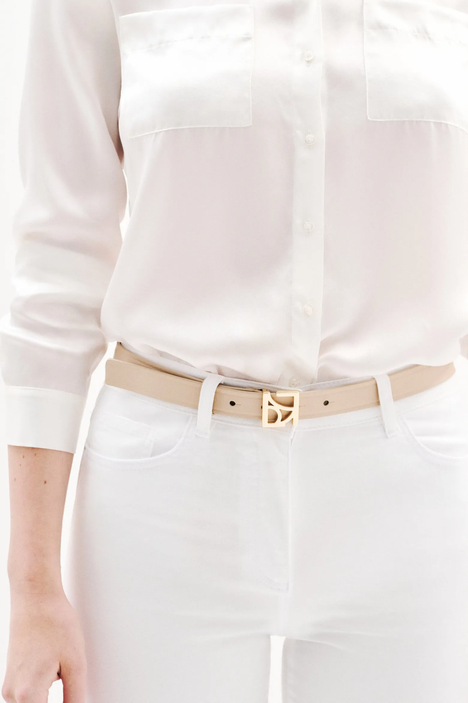 Pantacourt Mason Blanc Femme*CAROLL Sale
