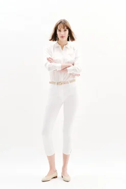 Pantacourt Mason Blanc Femme*CAROLL Sale