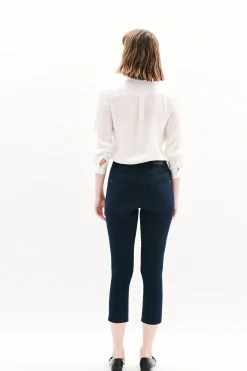 Pantacourt Mason Bleu Marine Femme*CAROLL Store