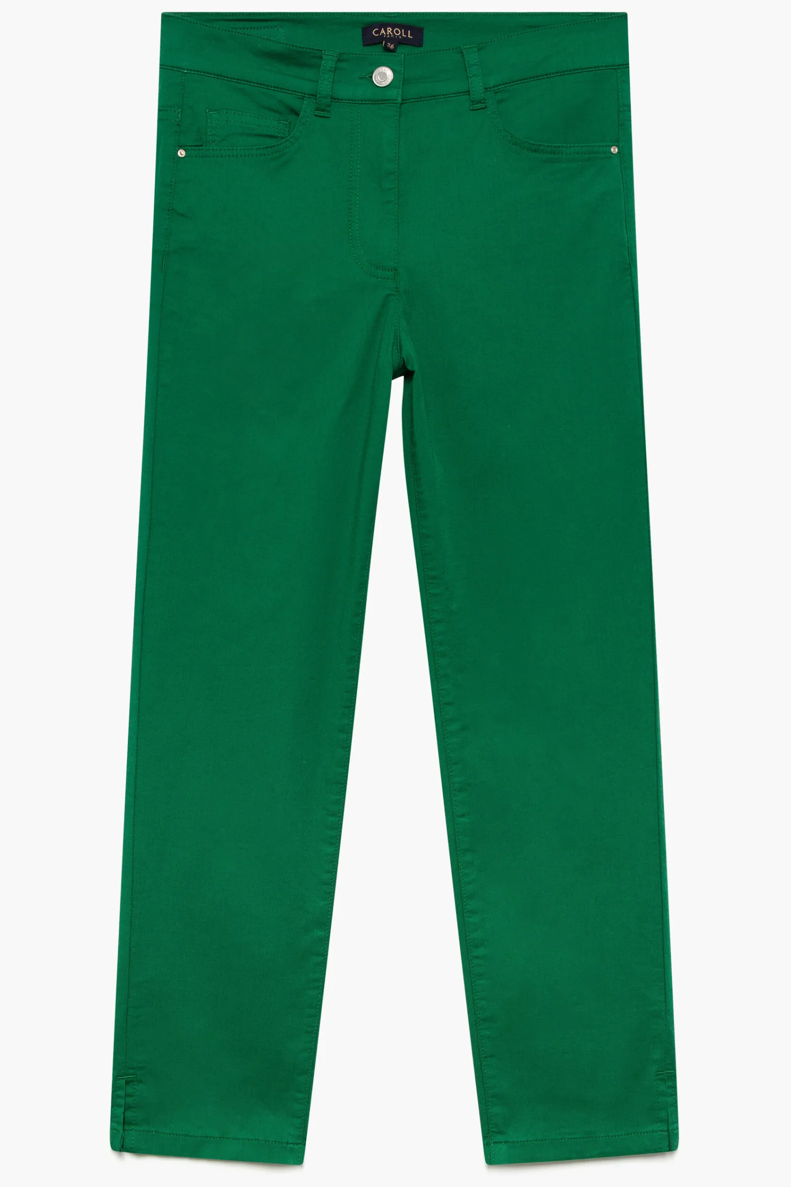 Pantacourt Mason Vert Menthe Femme*CAROLL Sale
