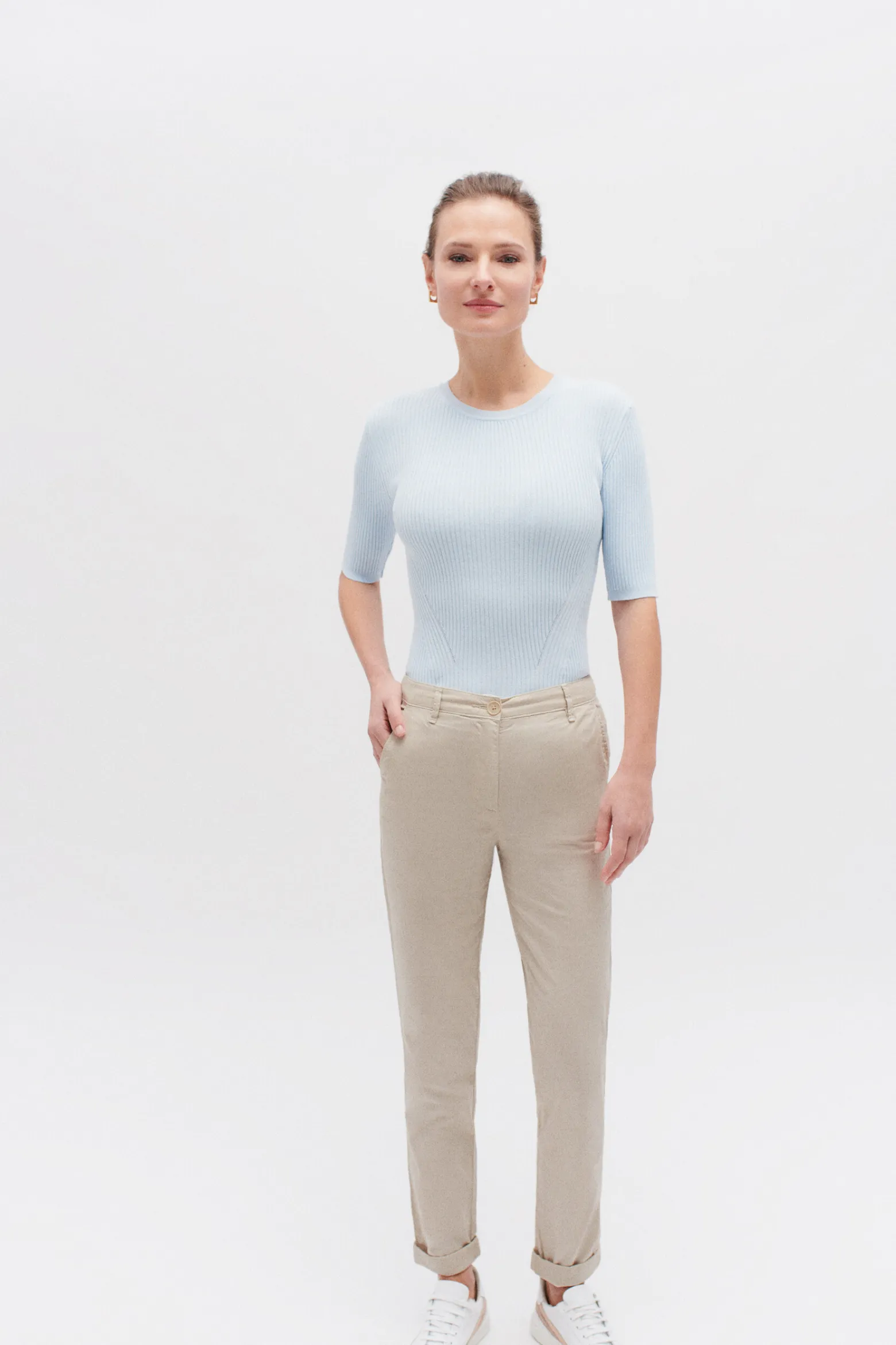 Pantalon Adelmo Beige Femme*CAROLL New