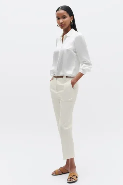 Pantalon Bobby Ivoire Femme*CAROLL Discount