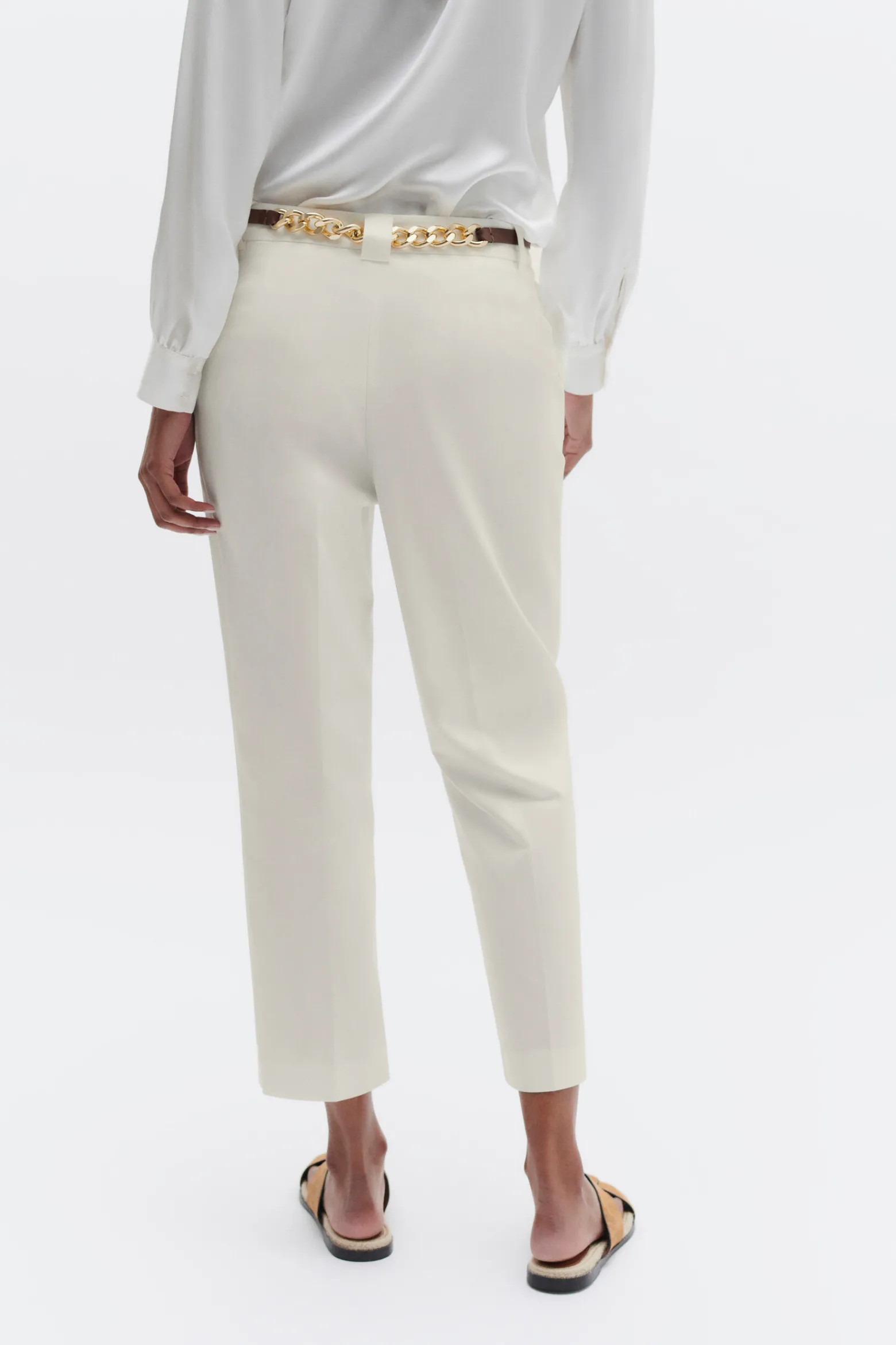 Pantalon Bobby Ivoire Femme*CAROLL Discount