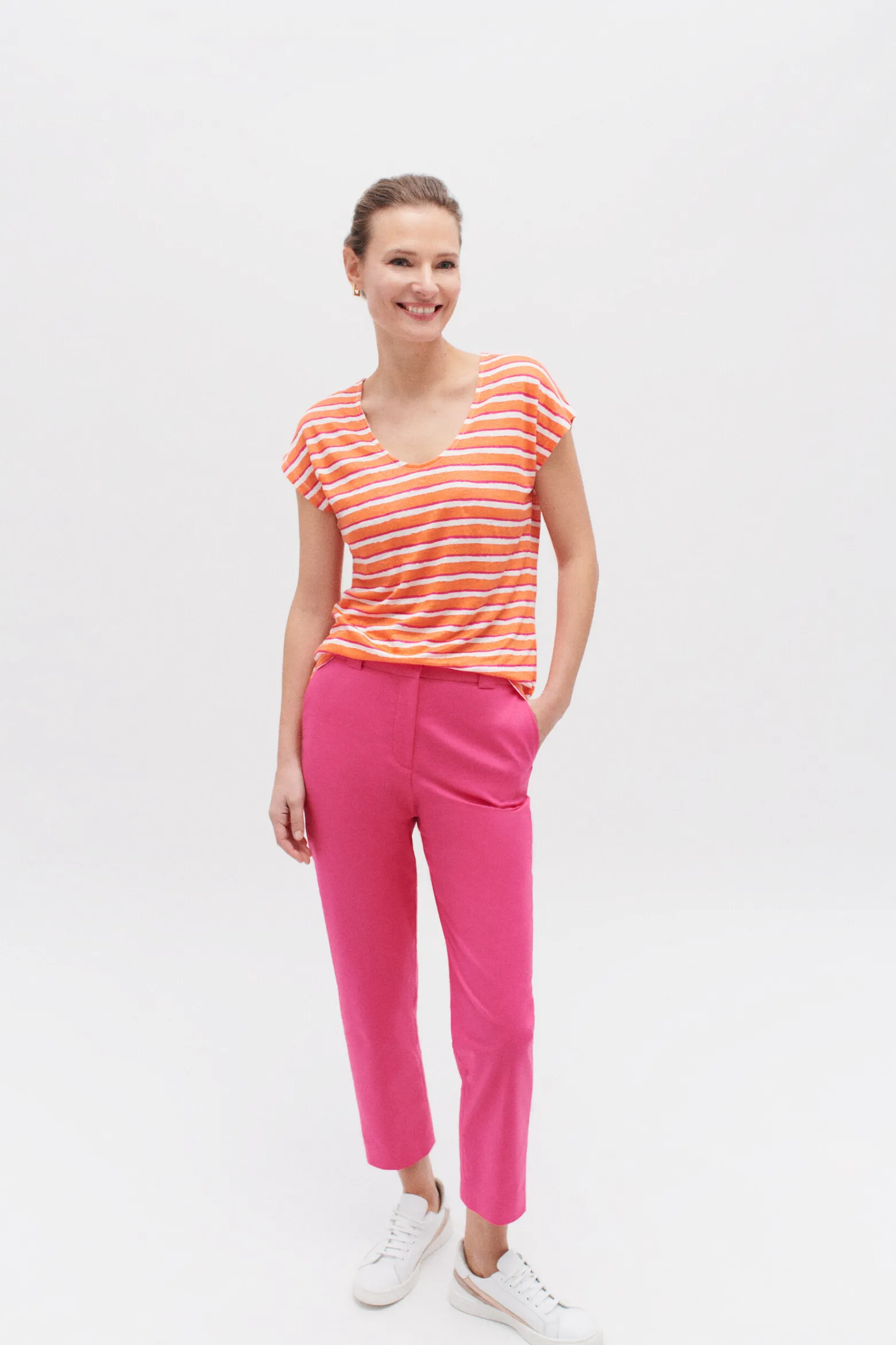Pantalon Bobby Rose Fushia Femme*CAROLL Online