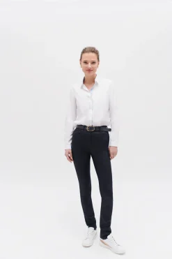 Pantalon Bradley Bleu Marine Femme*CAROLL Cheap