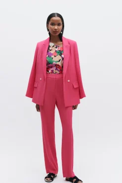 Pantalon Clement Rose Fushia Femme*CAROLL Discount