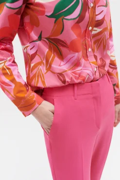 Pantalon Gautier Rose Fushia Femme*CAROLL Clearance
