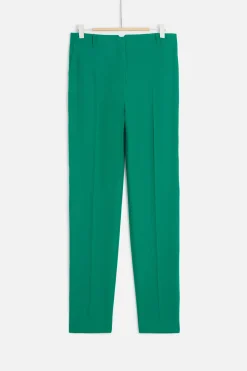 Pantalon Gautier Vert Emeraude Femme*CAROLL Best Sale